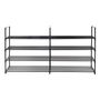 ZAPATERA DOBLE 4 NIVELES 129.5X28X73CM