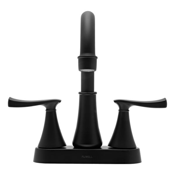 MEZCLADORA PARA BAÑO 4PULGADAS EMMA NEGRO MATE