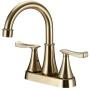 MEZCLADORA PARA BAÑO 4 PULGADAS DORADA EMMA