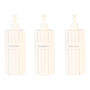 BOTES ORGANIZADORES SHAMPOO BEIGE