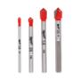 KIT DE BROCAS MILWAUKEE PARA VIDRIO Y AZULEJOS DE 4 PIEZAS.