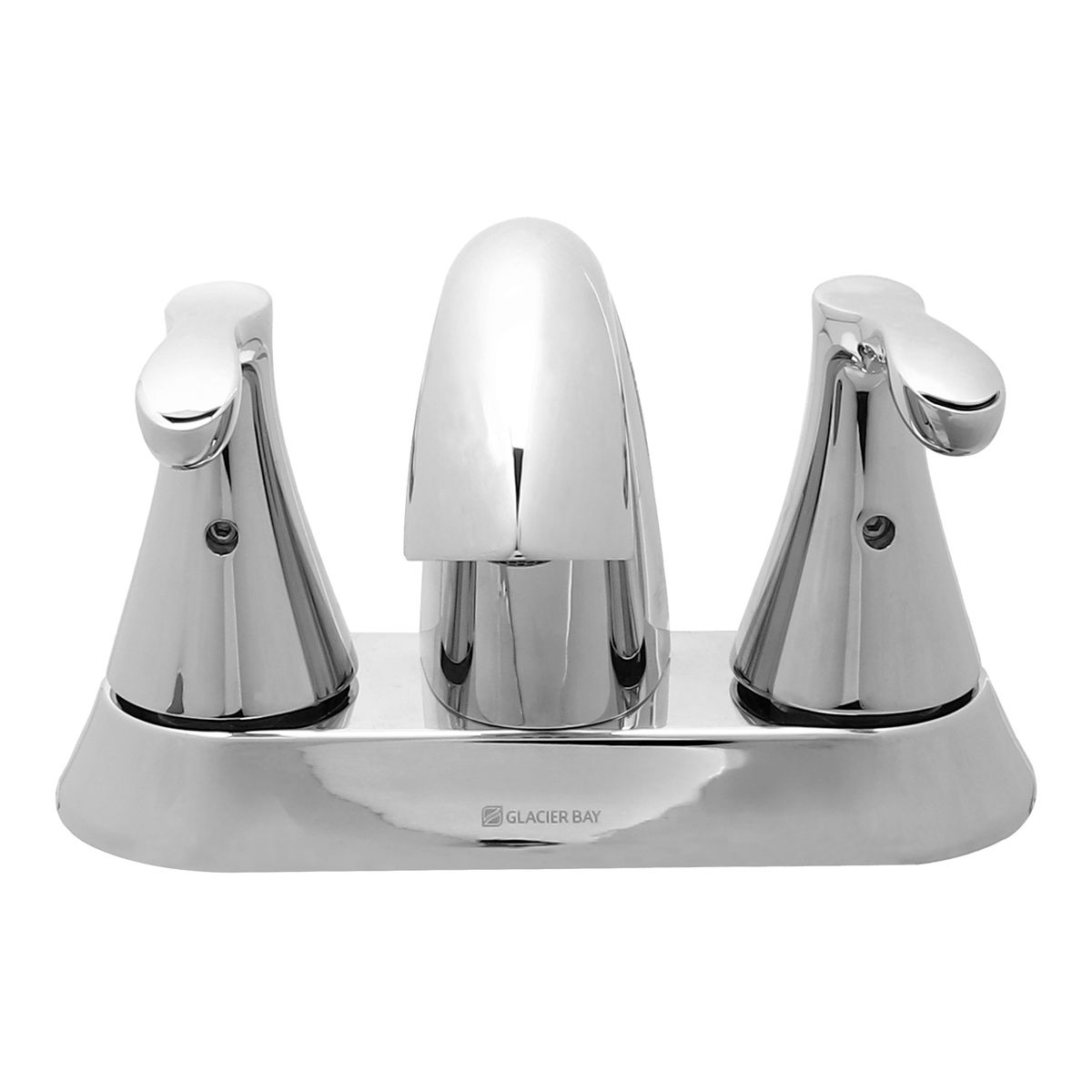 Mezcladora de lavabo duomando 4 pulgadas cromo