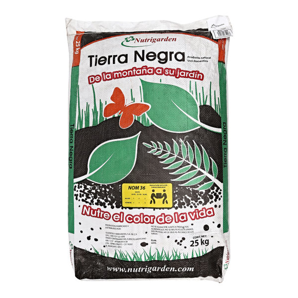 TIERRA NEGRA 25 KG NUTRIGARDEN