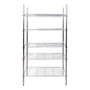 ESTANTE ORGANIZADOR DE METAL 1.83 M X 90.4 X 40.4 CM PLATA