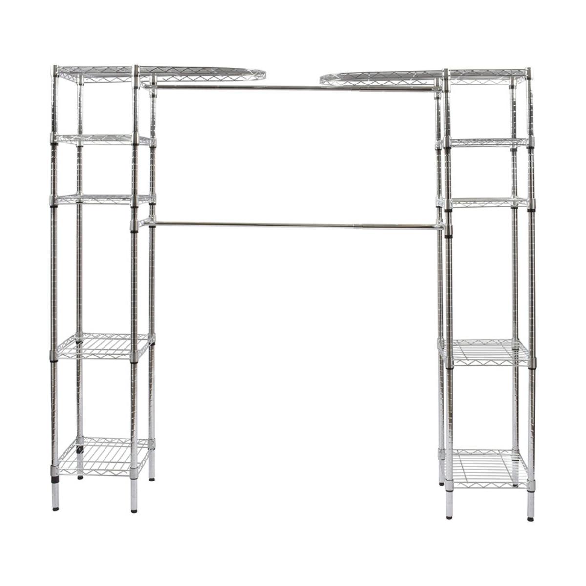 Clóset de acero 212 x 35.5 x 183 cm cromado