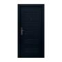 PUERTA DE SEGURIDAD G2 LISBOA DERECHA 95 X 215 CM NEGRO TEXTURIZADO 11 PASADORES PINTURA AUTOMOTRIZ
