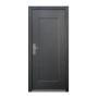 PUERTA DE SEGURIDAD ROMA DERECHA 95 X 215 CM. GRIS OXFORD 13 PASADORES PINTURA AUTOMOTRIZ