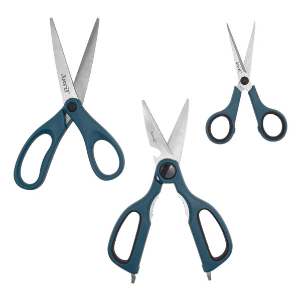 JUEGO DE TIJERAS USO DOMÉSTICO ANVIL 3 PIEZAS