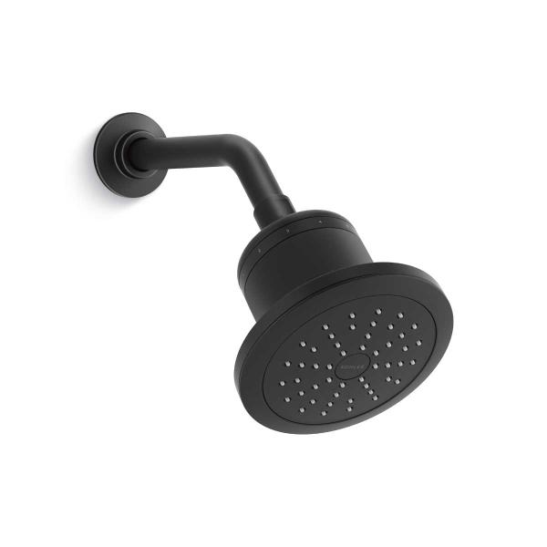 REGADERA CON FILTRO NEGRO MATE CINQ