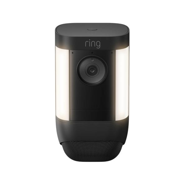 RING CÁMARA DE SEGURIDAD CON LUCES Y SIRENA INALÁMBRICA RING PRO - NEGRO