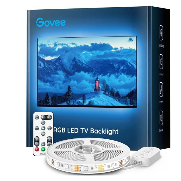 GOVEE RGB BLUETOOTH LUZ LED INDIRECTA PARA TVS 4660 PULGADAS
