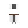 SET PARA COCINA ESQUINERA BERTOLINI BRASILIA GRIS