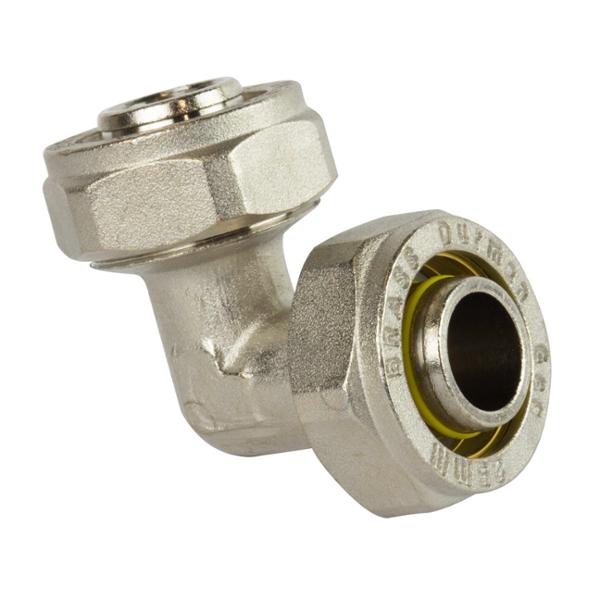 CODO 90 3/4 X 3/4 DE PULGADA PLATA COFLEX