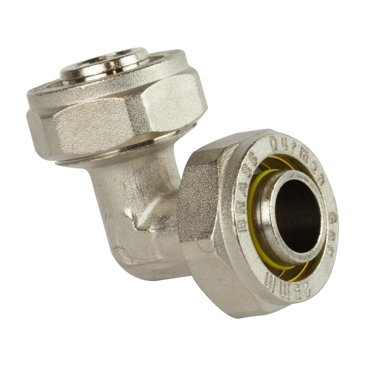 Codo 90 3/4 x 3/4 de pulgada plata coflex