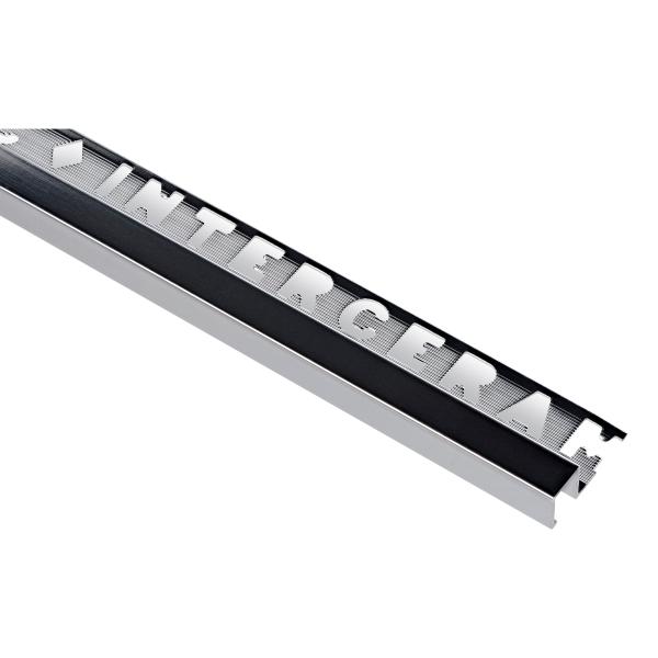 PERFIL DE ALUMINIO LISTEL PLATA BRILLANTE 10MM