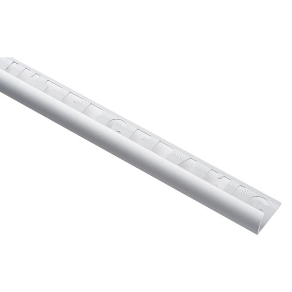 PERFIL CURVO DE ALUMINIO PLATA MATE 10MM