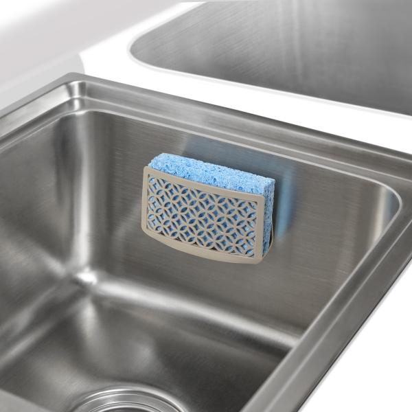 SOPORTE DE ESPONJA MOSAIC GRIS