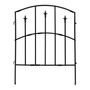 CERCA DE JARDÍN METÁLICA ALEXANDER 81.2X61.5 CM NEGRA