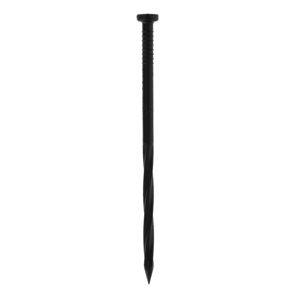 PAQUETE CON 8 CLAVOS DE POLIURETANO COLOR NEGRO DE 22.86 CM x 1 CM
