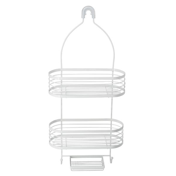 ORGANIZADOR PARA REGADERA BLANCO MATE