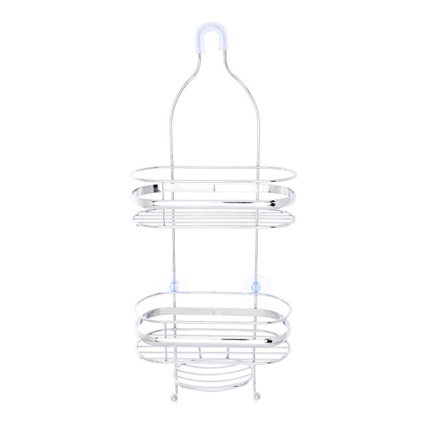 ORGANIZADOR DE 3 NIVELES PARA REGADERA CROMO