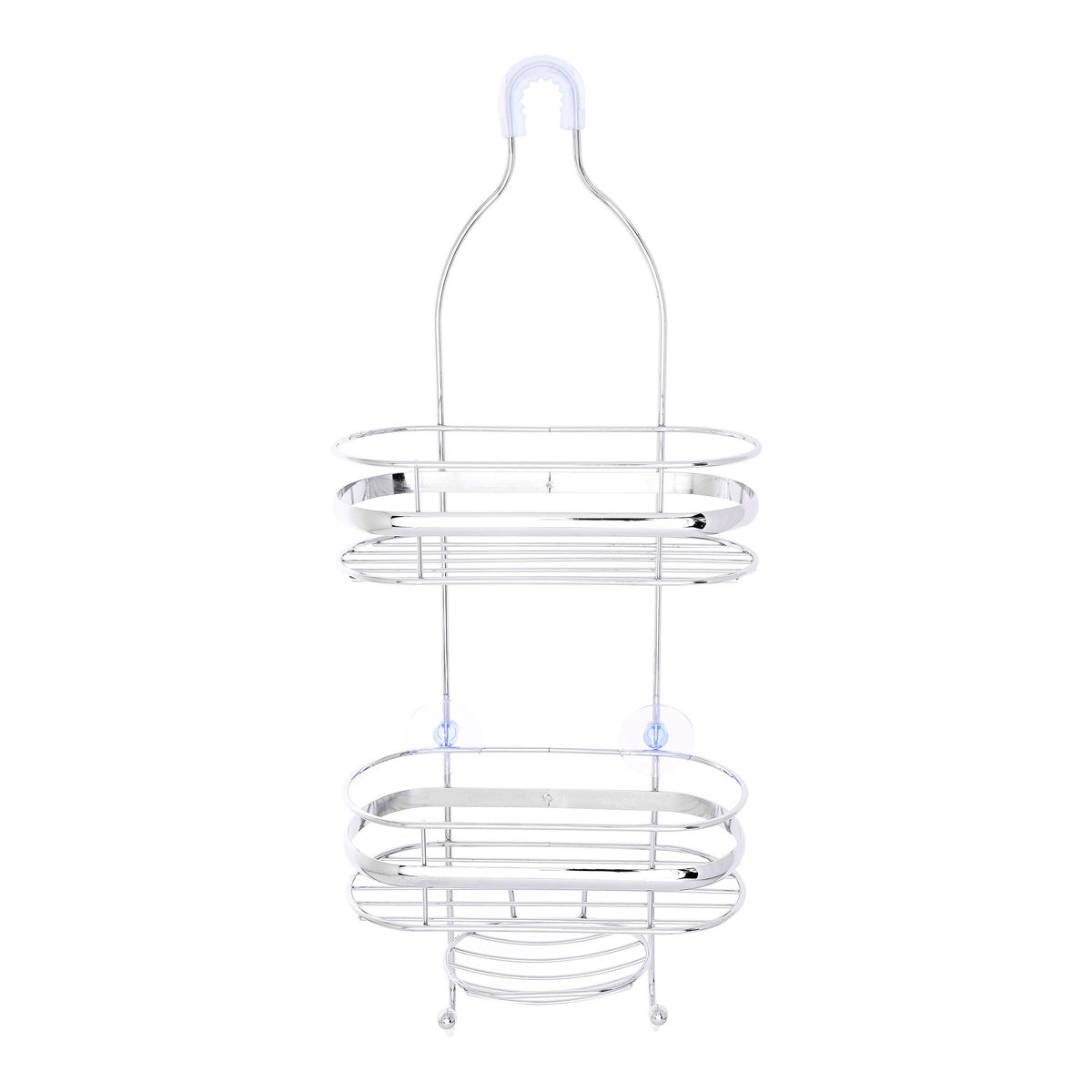 Organizador de 3 niveles para regadera cromo