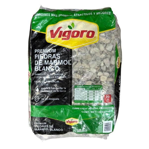 PIEDRA DE MARMOL BLANCO 20 KG