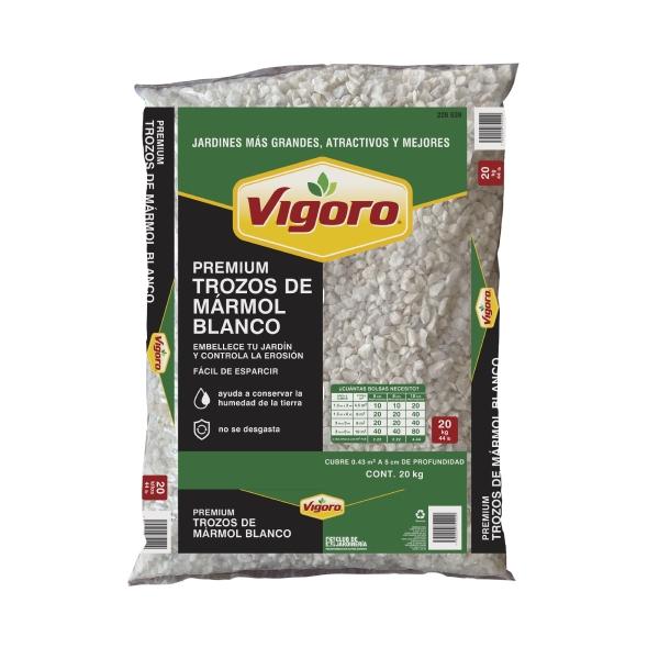 GRAVA MINI EXTRA BLANCA MARMOL 20 KG
