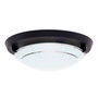 LÁMPARA DE TECHO INCANDESCENTE KAISERS DE 30 CM X 8 CM NEGRO