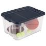 CAJA 72 LITROS APILABLE TRANSPARENTE