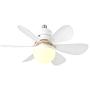 VENTILADOR DE TECHO HEXA INNOVADOR PARA INTERIOR CON LED INTEGRADO BALNCO