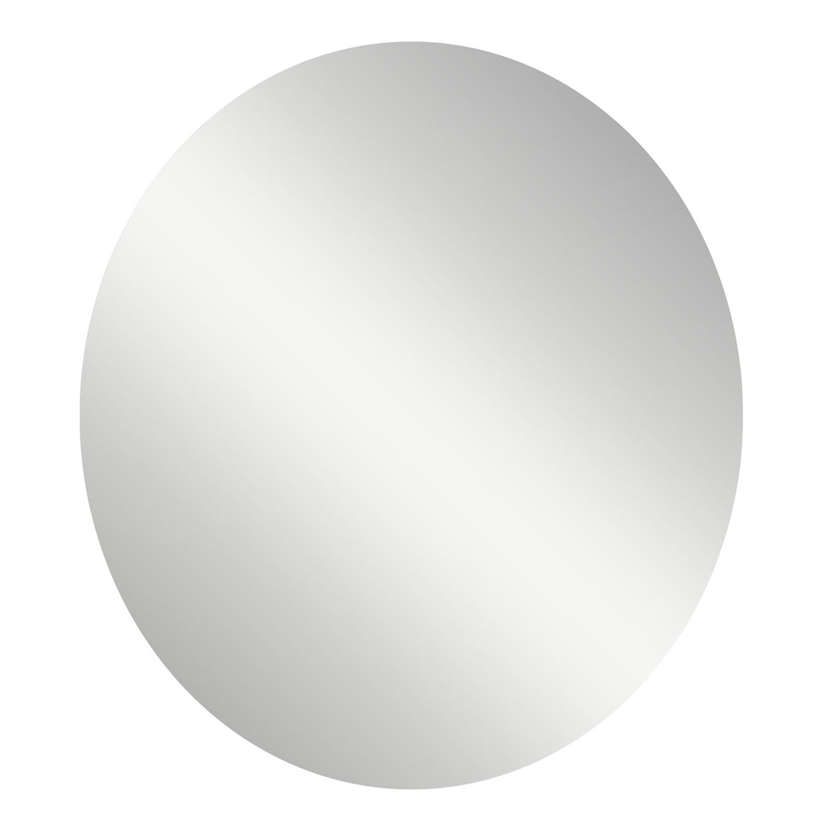 Espejo decorativo oval con bisel de lujo de 56 cm x 45 cm