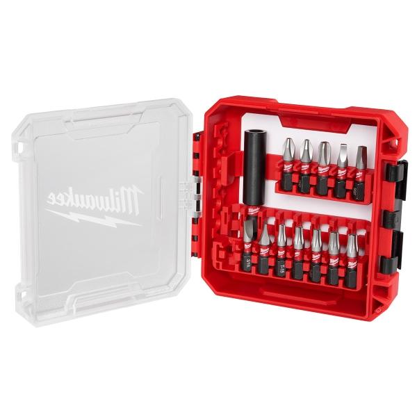 KIT DE PUNTAS DESTORNILLADORAS MILWAUKEE 13 PIEZAS SHOCKWAVE