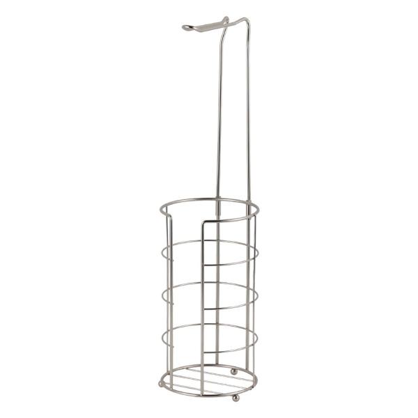 ORGANIZADOR DE PAPEL HIGIENICO PARA 4 ROLLOS PLATEADO SKAB