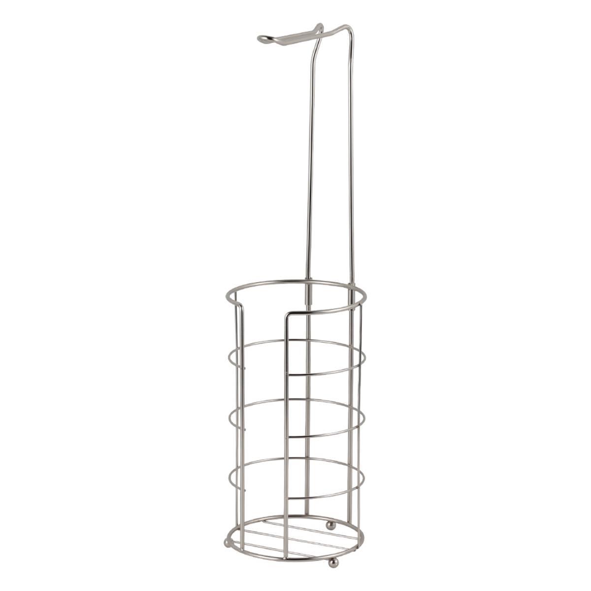 Organizador de papel higienico para 4 rollos plateado skäb