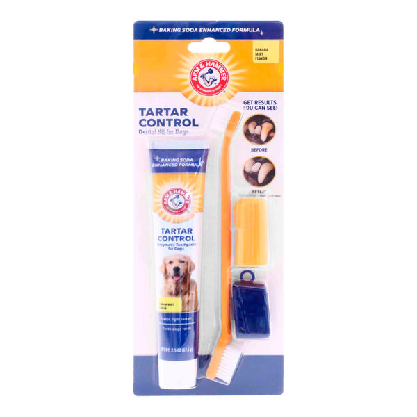 KIT DENTAL DE PERRO SABOR BANANA Y MENTA