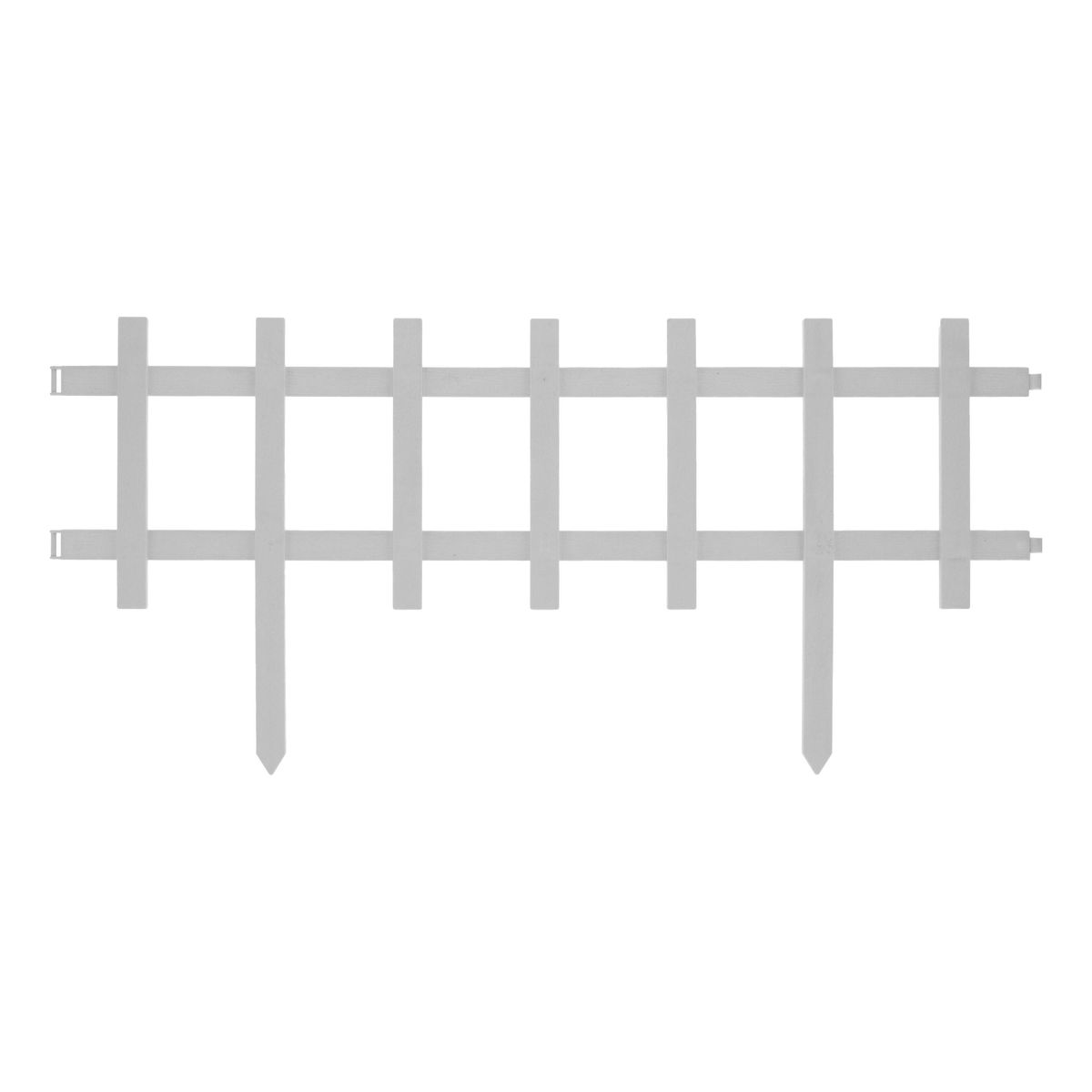 Cerca de plástico para jardín yellowstone set de 4 piezas 34 x 74 cm