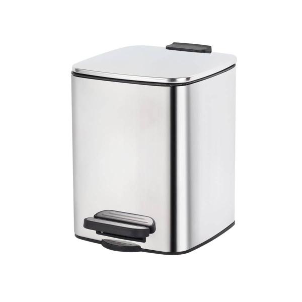 BOTE DE BASURA 6L CROMO