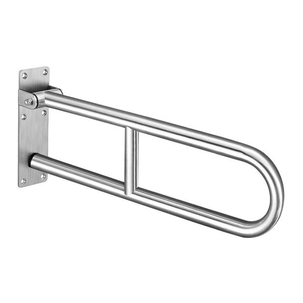 BARRA DE SEGURIDAD ABATIBLE DE ACERO INOXIDABLE 304 MODELO INOXIDABLE ACABADO CEPILLADO