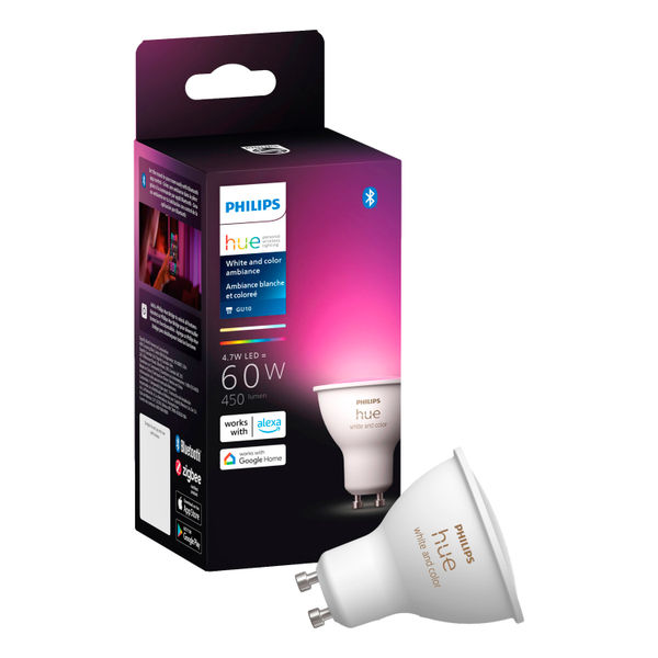 FOCO LED INTELIGENTE PHILIPS HUE DE 60 W CON 450 LM