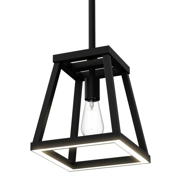 LÁMPARA COLGANTE DE 9" 5 COLORES DE LUZ, LUZ DE NOCHE NEGRO