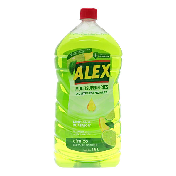 LIMPIADOR LÍQUIDO MULTISUPERFICIES ALEX AROMA CÍTRICO 1800 ML