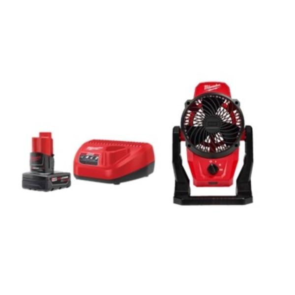 COMBO VENTILADOR DE MONTAJE CON STARTER KIT XC4.0 MILWAUKEE
