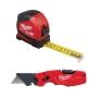 COMBO NAVAJA 6 EN 1 CON FLEXOMETRO MAGNETICO MILWAUKEE