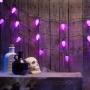 SERIE DE 25 LUCES LED HALLOWEEN C9 MORADO 5.19 M