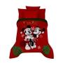 EDREDON OVEJA MATRIMONIAL MICKEY NAVIDAD JUNTOS
