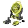 VENTILADOR INALÁMBRICO 18V RYOBI ONE+ 7 1/2