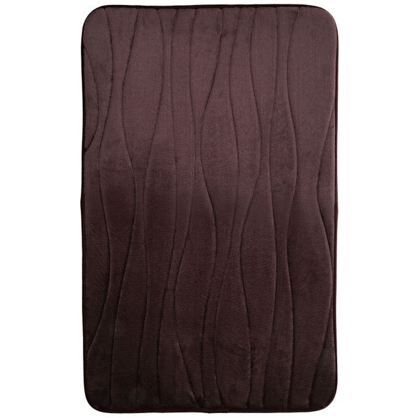TAPETE ANTIDESLIZANTE YORD PARA BAÑO 50 X 80 CM CAFÉ