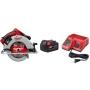 COMBO SIERRA CIRCULAR SIN ESCOBILLAS CON KIT DE INICIO XC5.0 MILWAUKEE