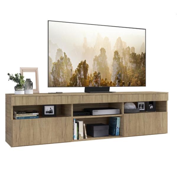 RACK 2 PUERTAS MP3308 TV 65 RÚSTICO